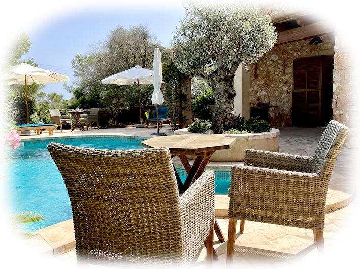 Pool Can Ferran Cala Santanyi Ferienhaus